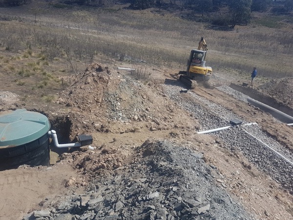 Drainage and excavation work by Luke Taylor Plumbing