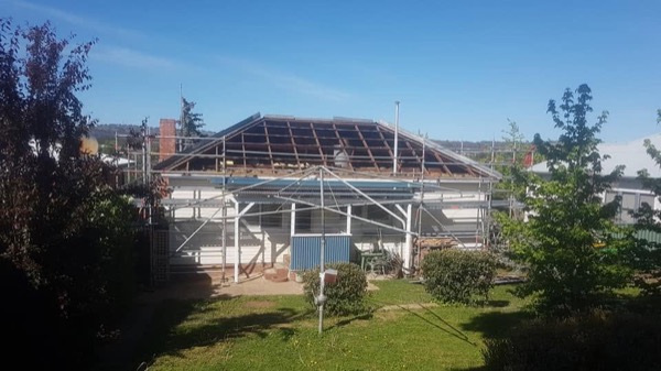 Metal roof close-up by Luke Taylor Plumbing